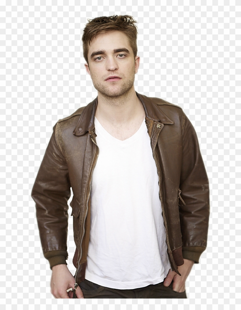 Robert Pattinson Png - Leather Jacket Clipart