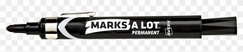 Avery® Marks A Lot® Permanent Marker Chisel Tip W/clip - Calligraphy - Png Download #3949549
