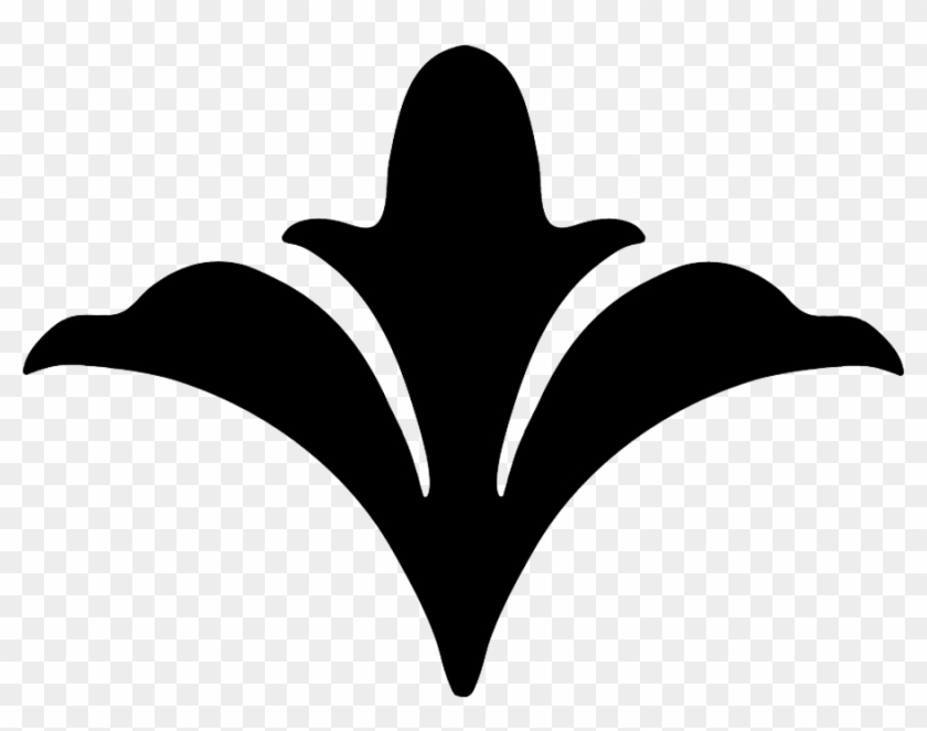 Baroque Step Marker Black Clipart #3949773