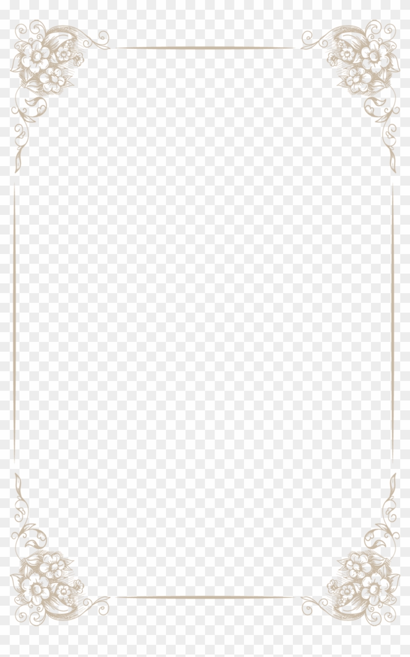 Europe Flower Paper Logo Border European Clipart - Chain - Png Download #3950189