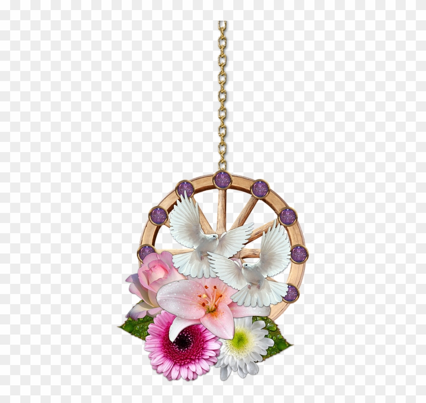 Deco Flowers Scrapbooking Wedding Romance Isolated - Pansy Clipart