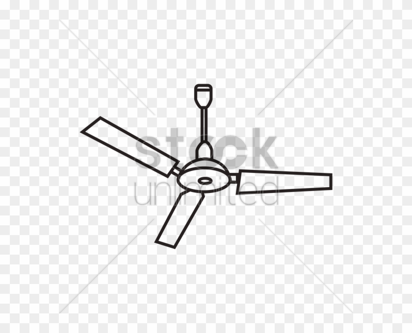 Ceiling Fan Vector Image - Ceiling Fan Clipart
