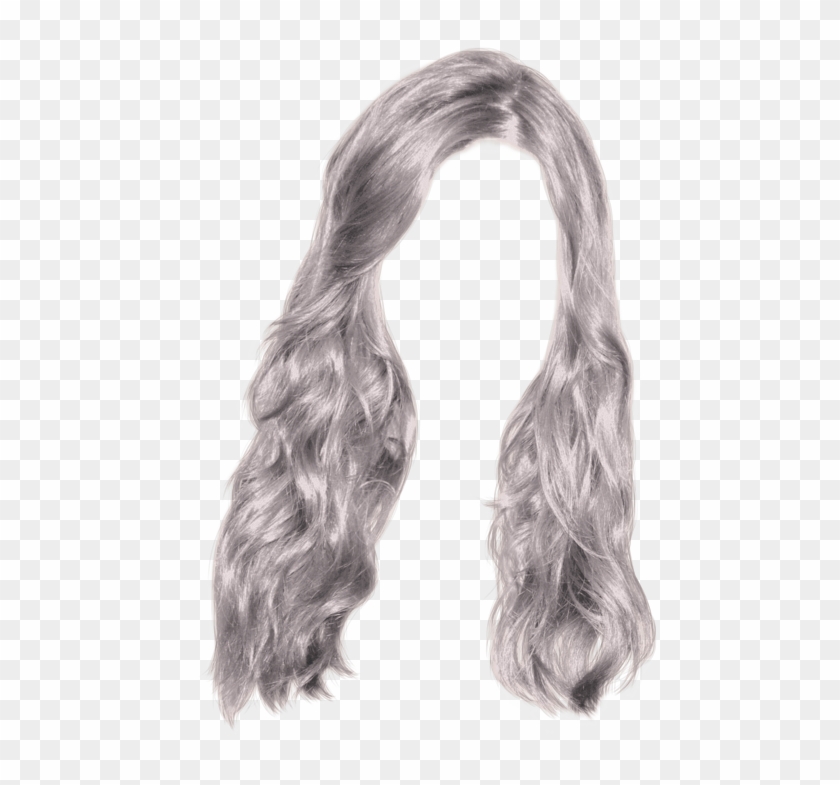More Long Grey Hair Long Gray Hair, Grey Hair, Art - Lace Wig Clipart