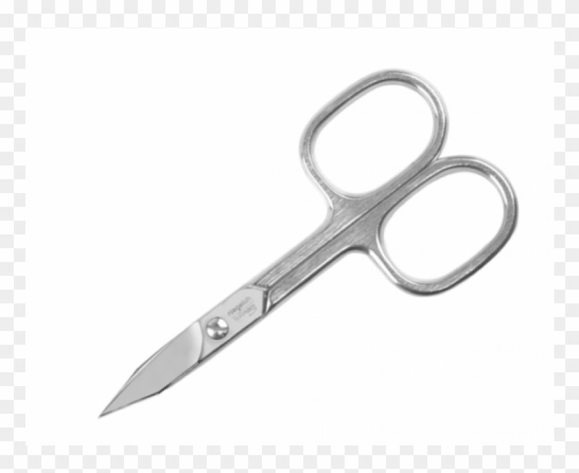 Niegeloh Combined Nail And Cuticle Scissors Nickel - Scissors Clipart
