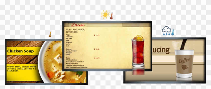 Weather Dependent Promotions - Caffeinated Drink Clipart