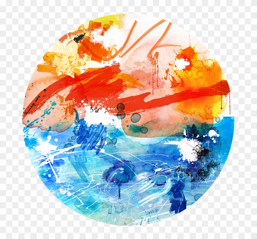 Painting "follow The Sun" - Circle Clipart #3951009