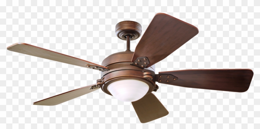 Industrial Ceiling Fans With Lights - Nautical Style Ceiling Fan With Light Clipart #3951214