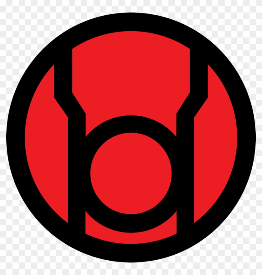 Red Lantern Logo Png - Red Lantern Corps Emblem Clipart #3951566