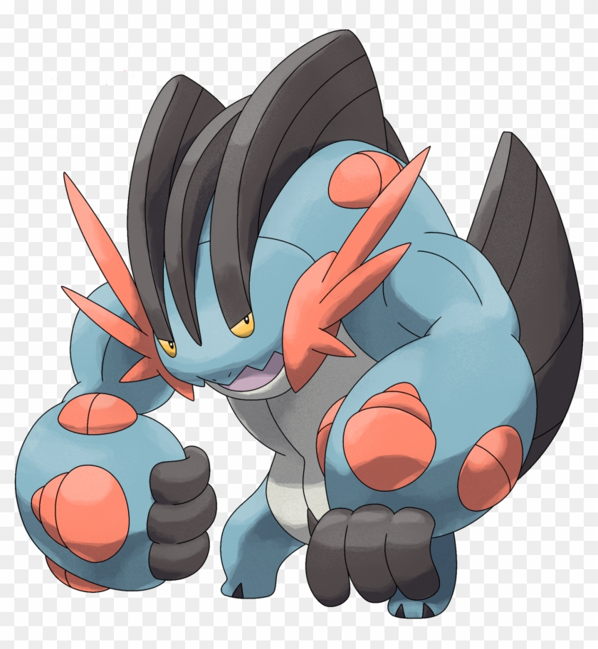 Thundercock's Face - Mega Swampert Clipart