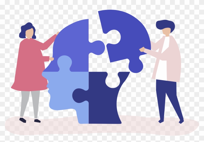 Mental Health Month @spring House - Google Person Illustration Clipart