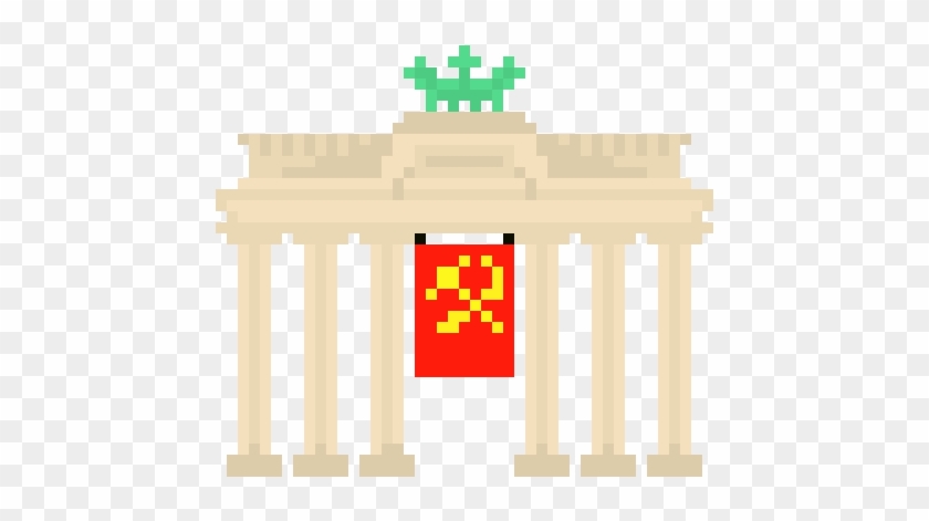Brandenburg Gate - Illustration Clipart