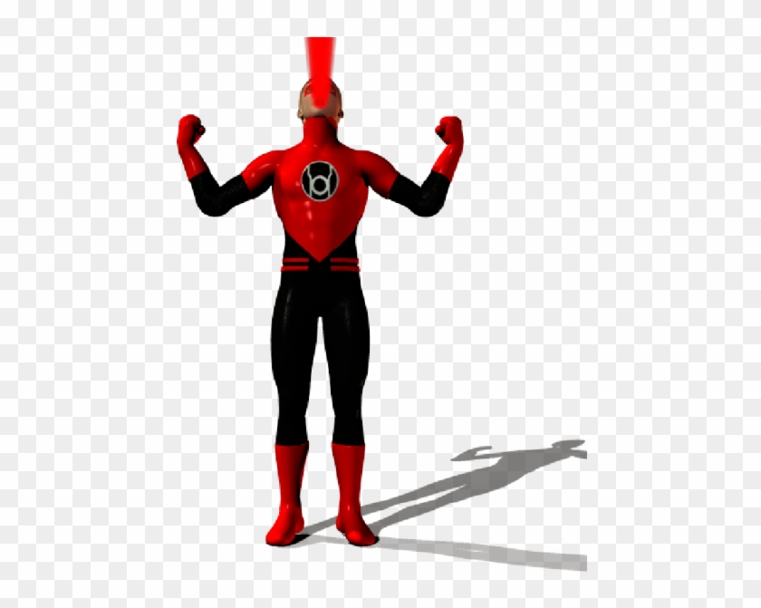 Updated M4 Mach 1p6 Bodysuit Red Lantern - Spandex Clipart #3952416