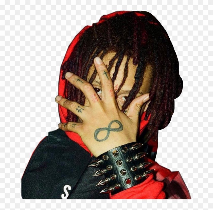 Trippieredd Sticker Rapper Rap Sad Depressing Freetoedi - Trippie Redd Dead Dogs Clipart