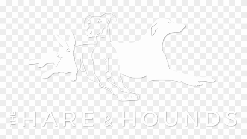The Hare & Hounds - Dog Licks Clipart #3952740