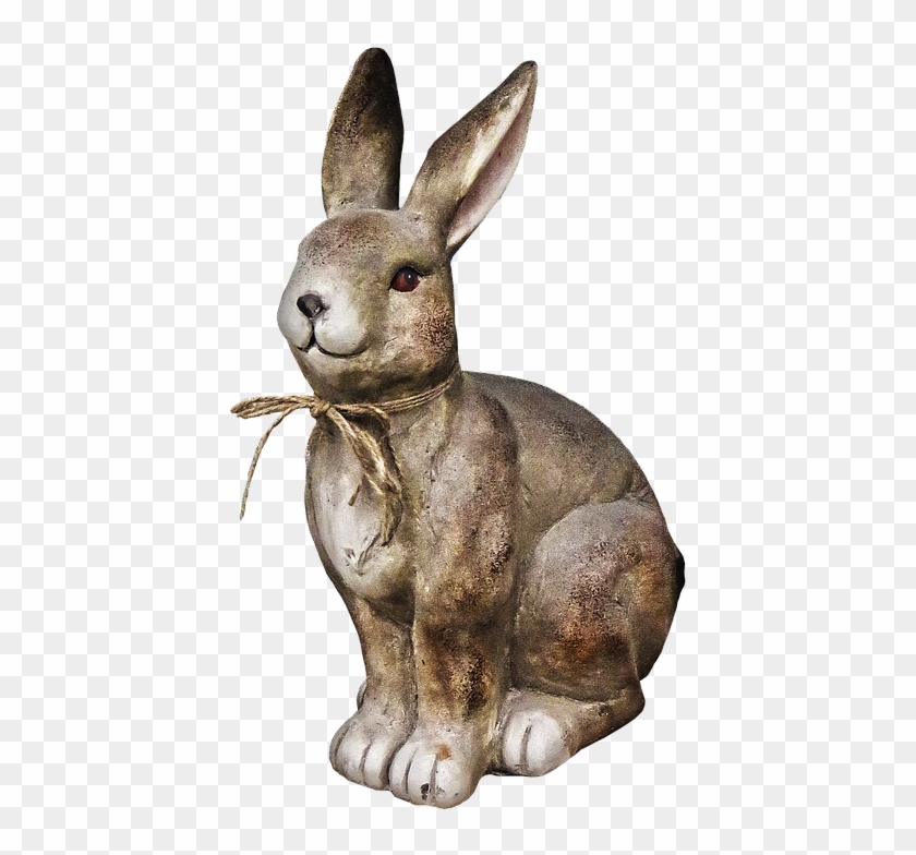 Hare, Figure, Ceramic, Sculpture, Deco, Decoration - Domestic Rabbit Clipart #3952911