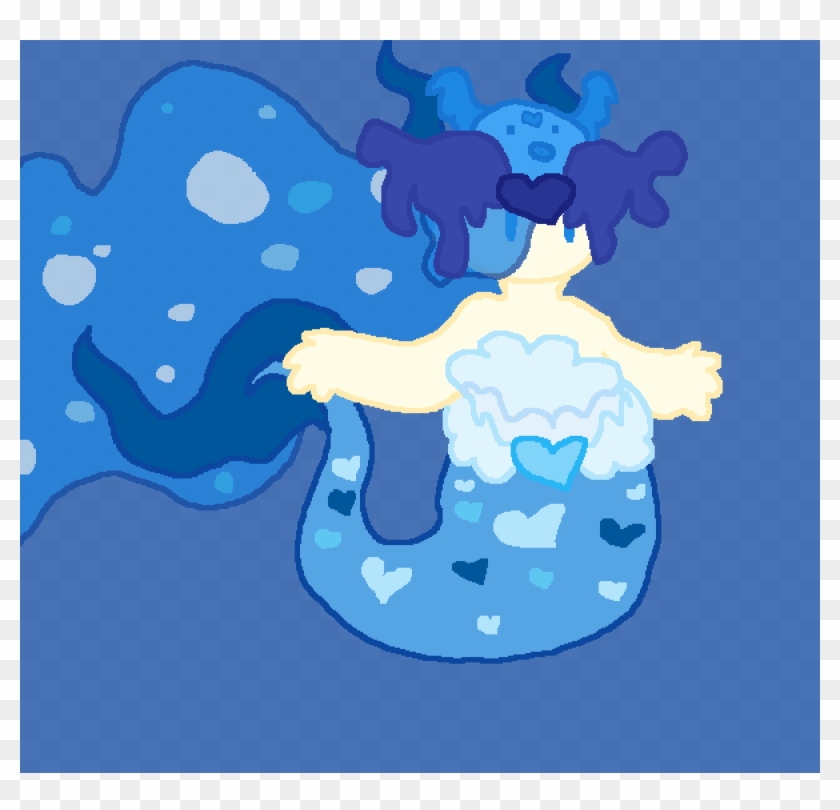 Water Dragon Princess - Illustration Clipart #3953480