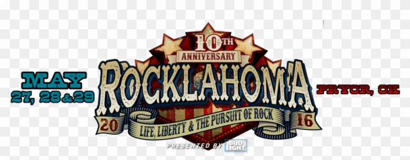 Rocklahoma Logo - Label Clipart #3954302