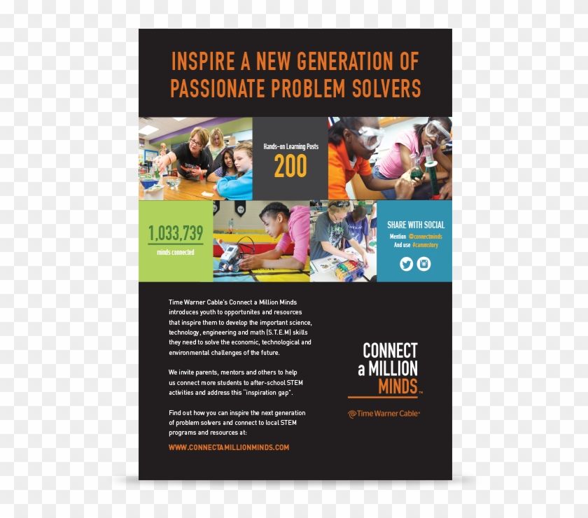 Event Graphics/banners/trade Show Display/postcards/print - Connect A Million Minds Clipart