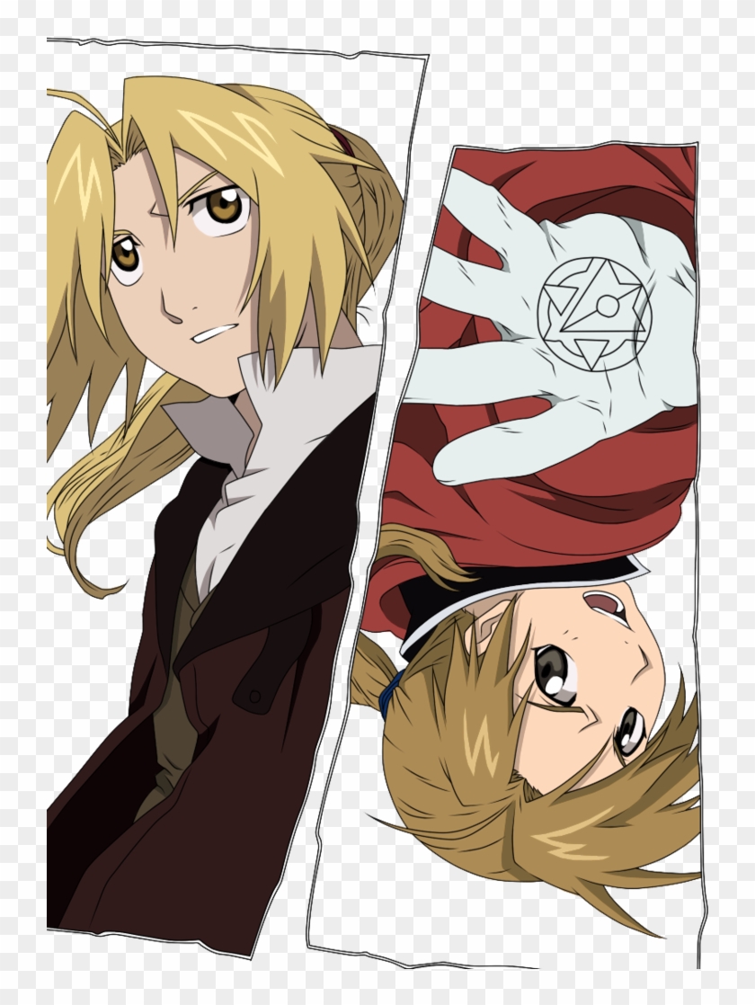 Edward And Alphonse Elric By Naruto-lover16 - Edward Elric Alphonse Png Clipart