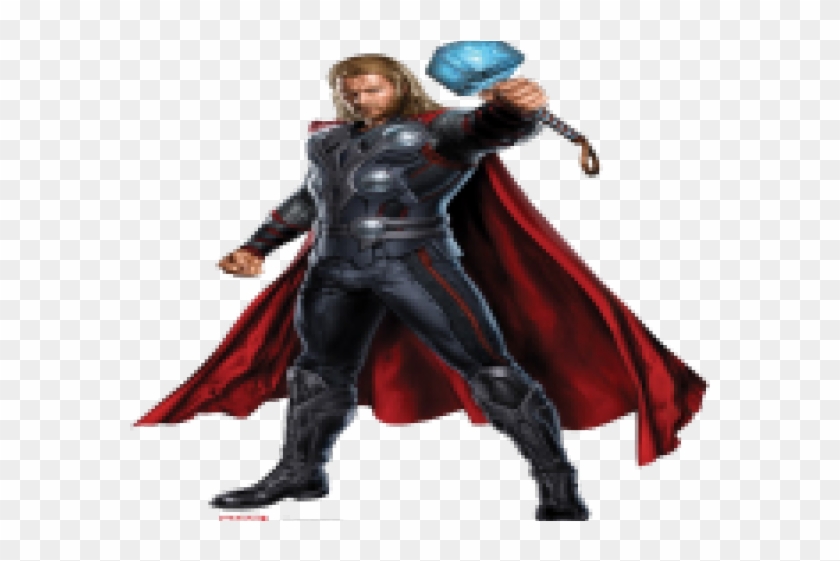 Avengers - Thor Peel & Stick Giant Wall Decal Clipart #3954709