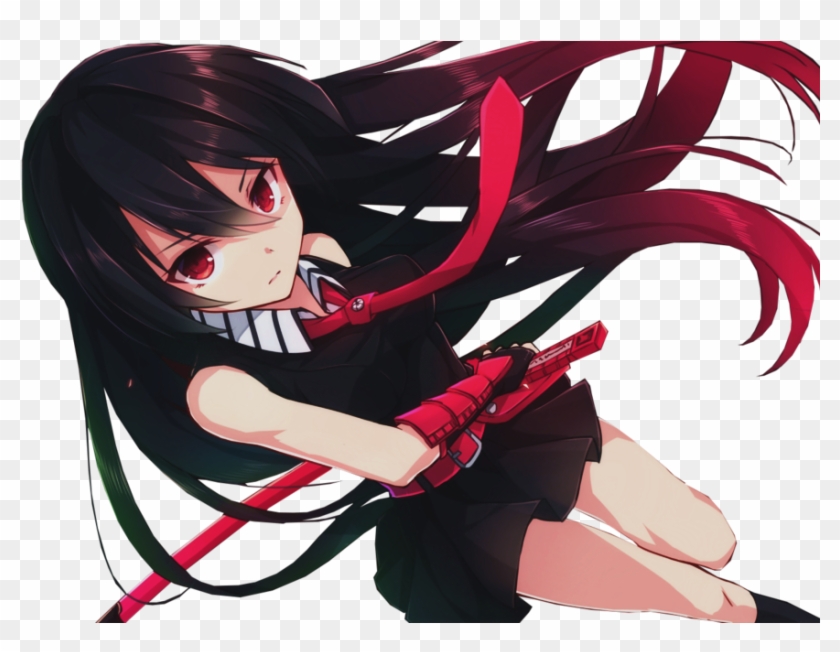 Akame Render Photo Akameren Zpsb4c16e14 - Red Hair Fighter Anime Clipart #3954975