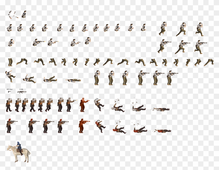 Image - Transparent Sprite Sheet Animals Clipart
