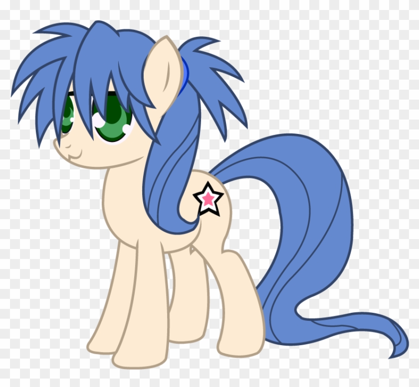 Konata Pony So - My Little Pony Lucky Star Clipart #3955286