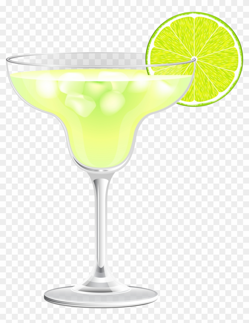 Margarita Cocktail Martini Daiquiri Clip Art - Png Download #3955645