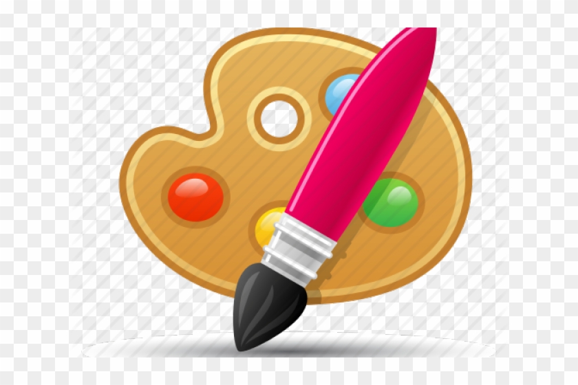 Graphic Design Clipart Painter Pallet - Weapon - Png Download