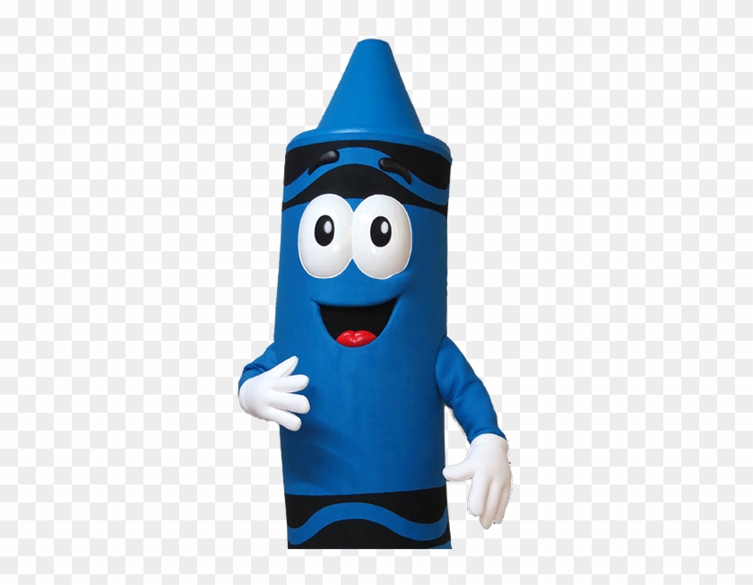 Crayola Crayon Mascot Costume - Crayola Mascot Clipart