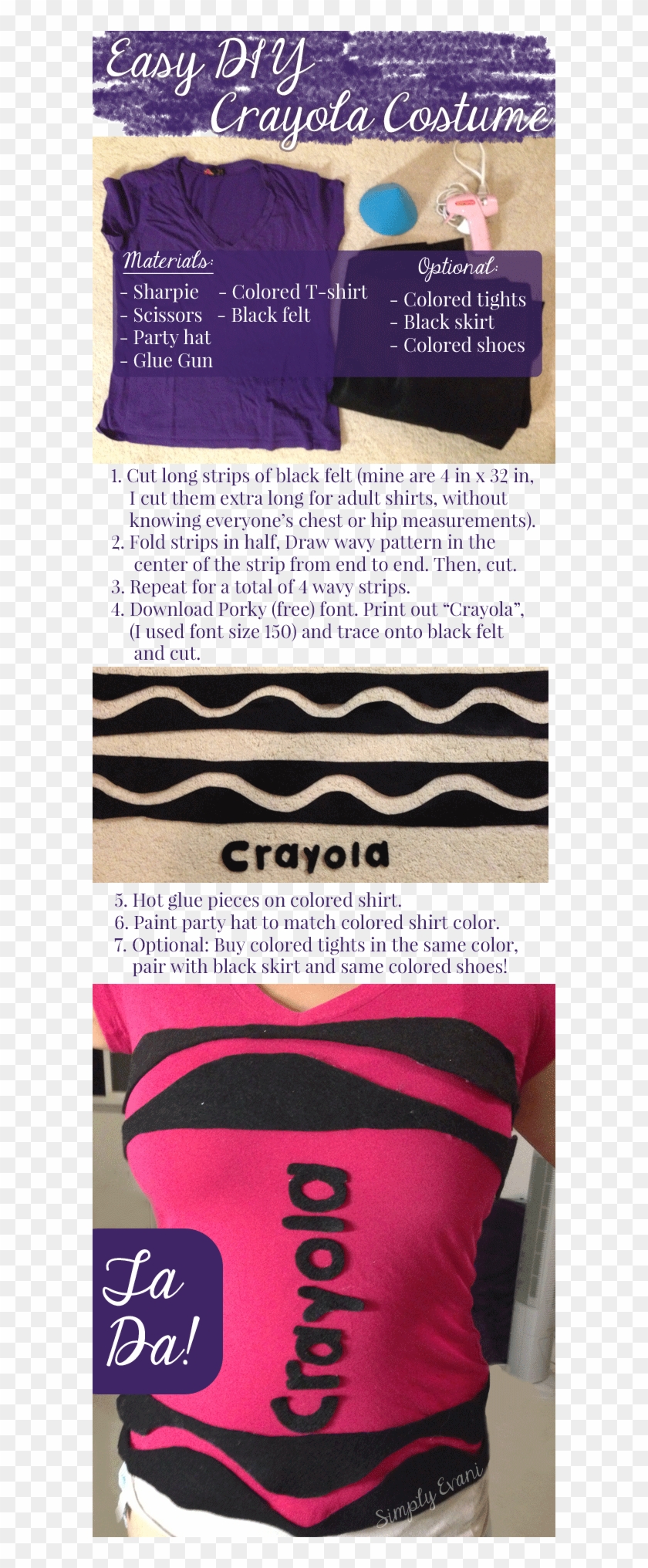 Here's - Crayola Hat Diy Clipart