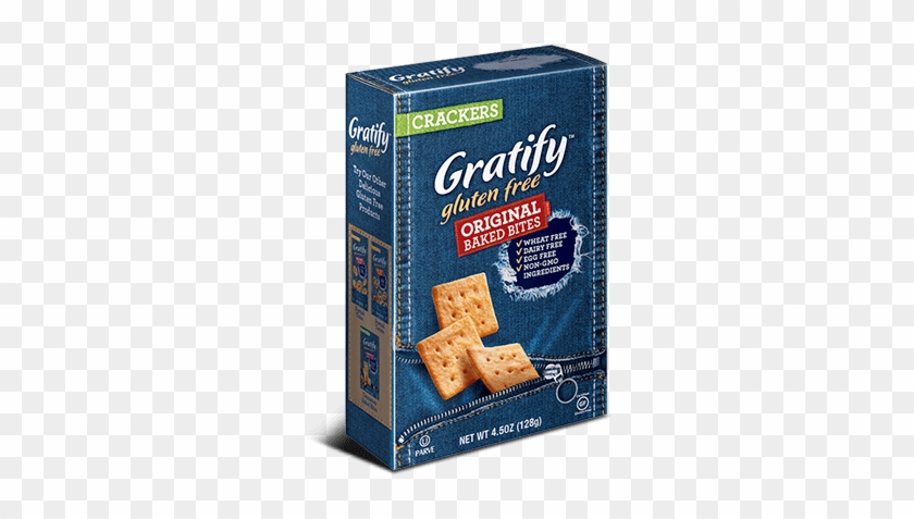 Gratify Gluten Free Crackers, Baked Bites, Original, - Gratify Gluten Free Crackers Clipart #3956753