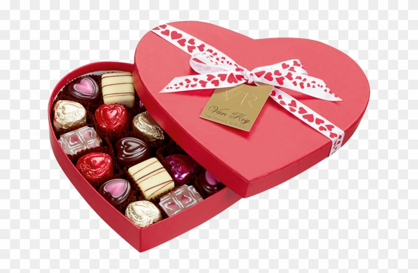 Heart Chocolate Box Luxury Heart Chocolate Boxheart - Box Of Chocolates Png Clipart #3956825