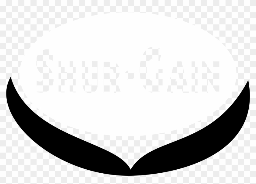 Shur Gain Logo Black And White - Emblem Clipart #3957106