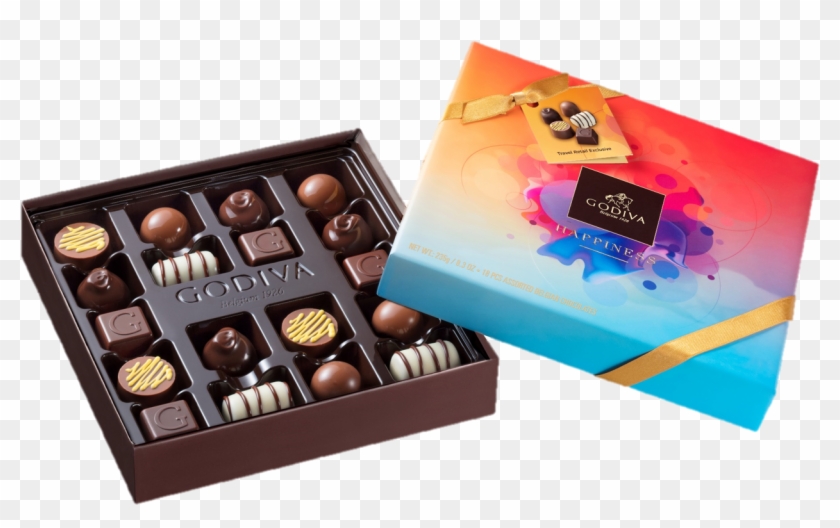 Godiva Chocolate It's The Path To Happiness - Godiva Happiness Chocolate Box Clipart #3957187