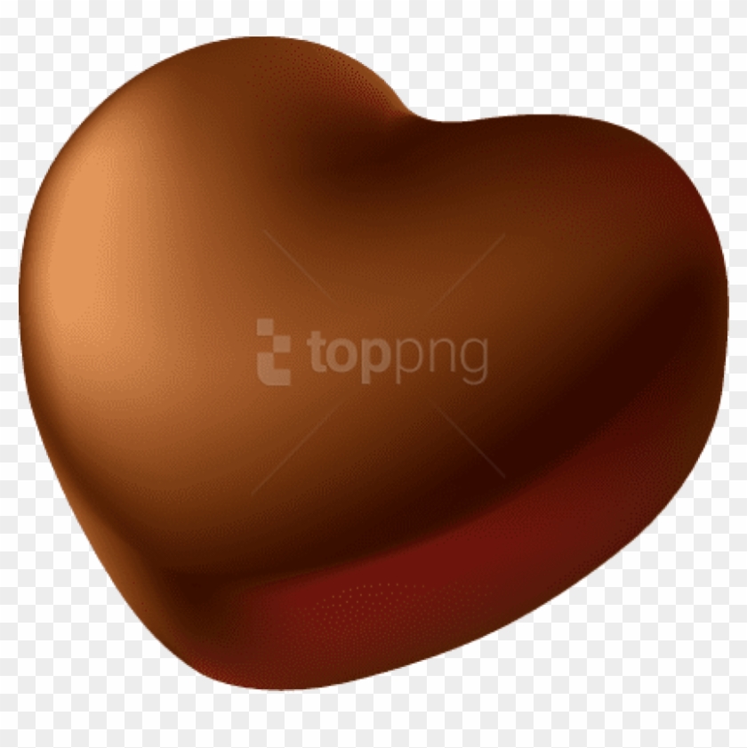 Free Png Chocolate Heart Png - Heart Chocolate Clipart Transparent Png #3957405