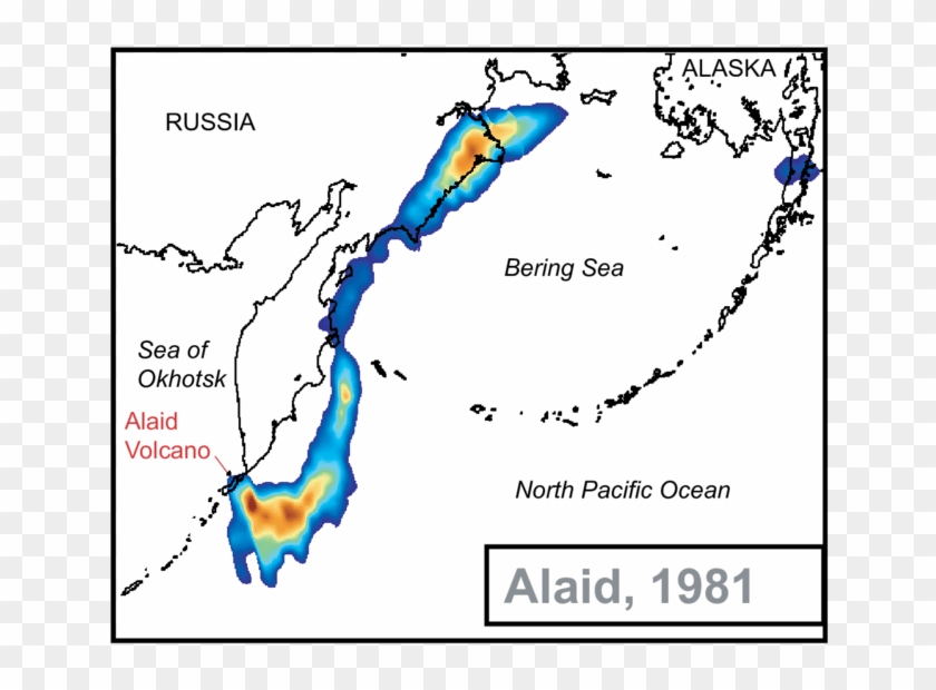 Toms Aerosol Index Image Collected On April , Showing - Klyuchevskoy Volcano Clipart