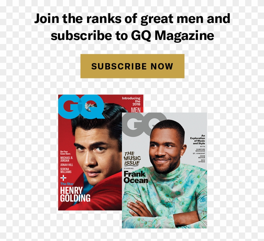 Join The Ranks Of Great Men And Subscribe To Gq Magazine - Gq Frank Ocean Cover Clipart #3957782