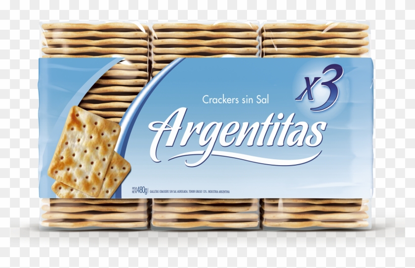 Crackers De Agua Sin Sal - Galletitas Argentitas Sin Sal Clipart #3957804