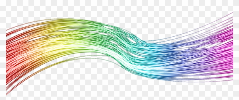 Colorful Lines Png - Rainbow Lines Transparent Clipart #3957885