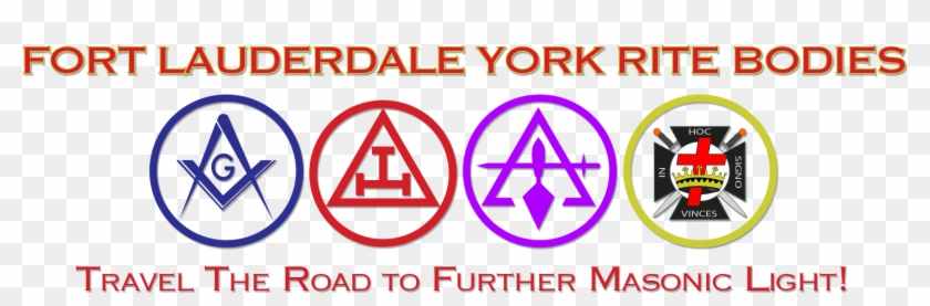 Fort Lauderdale York Rite Bodies Travel The Road To - Royal Arch Masonic Symbols Clipart #3957980
