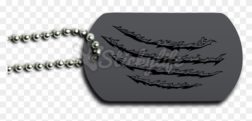 Wolverine Dog Tag - Chain Clipart