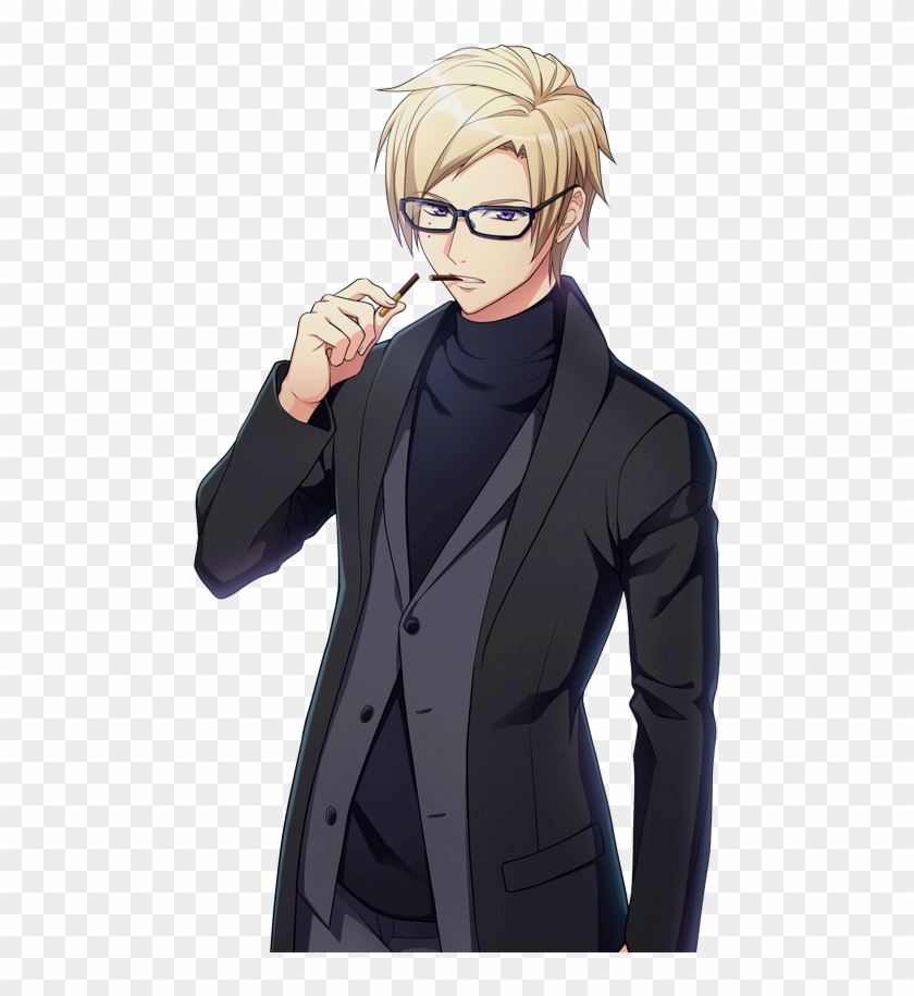 Sakyo Comedy Sr Transparent - Anime In Suit Png Clipart #3958500