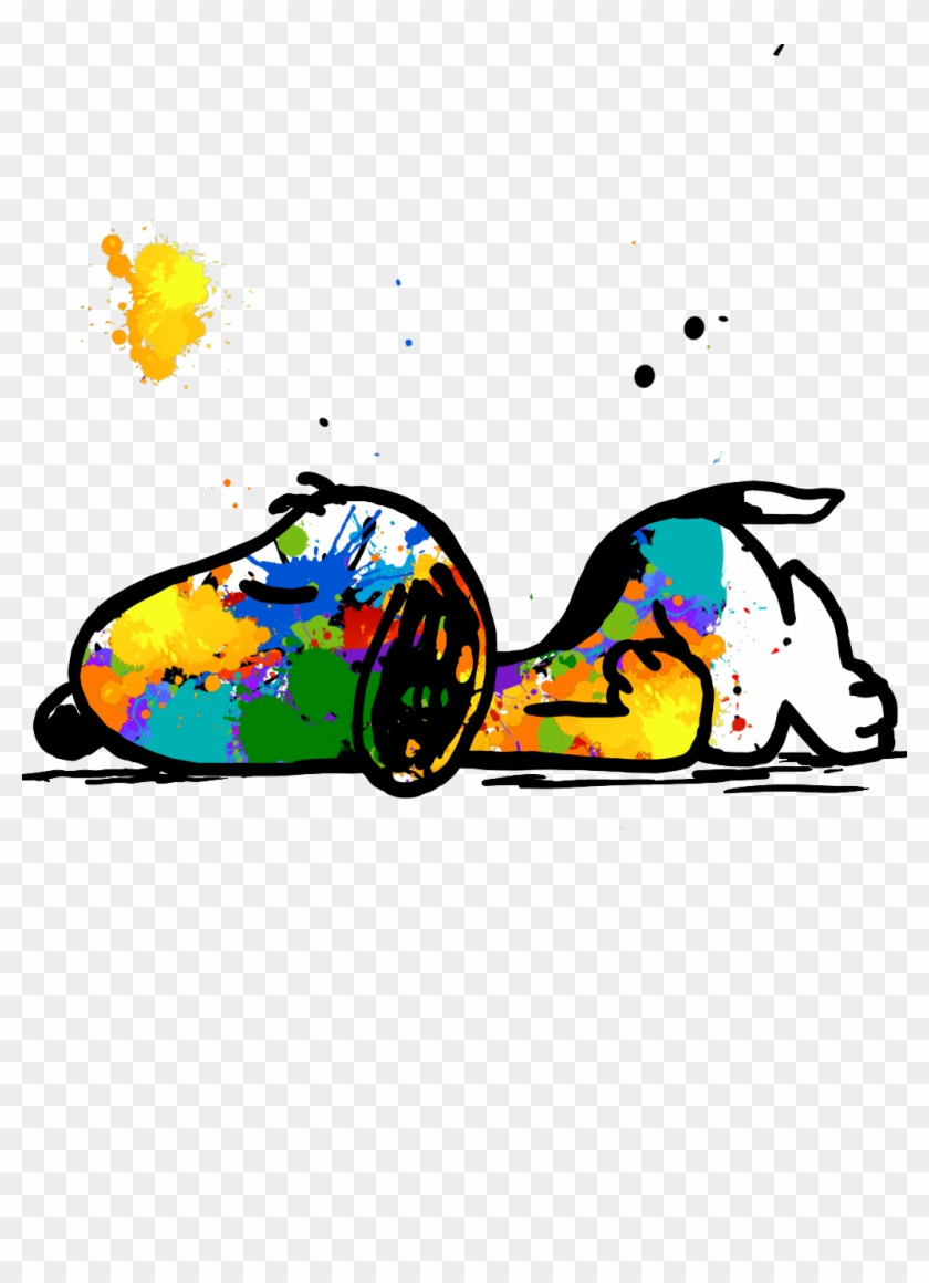 #paintsplattersnoopy #paint #splatter #snoopy #sleeping Clipart