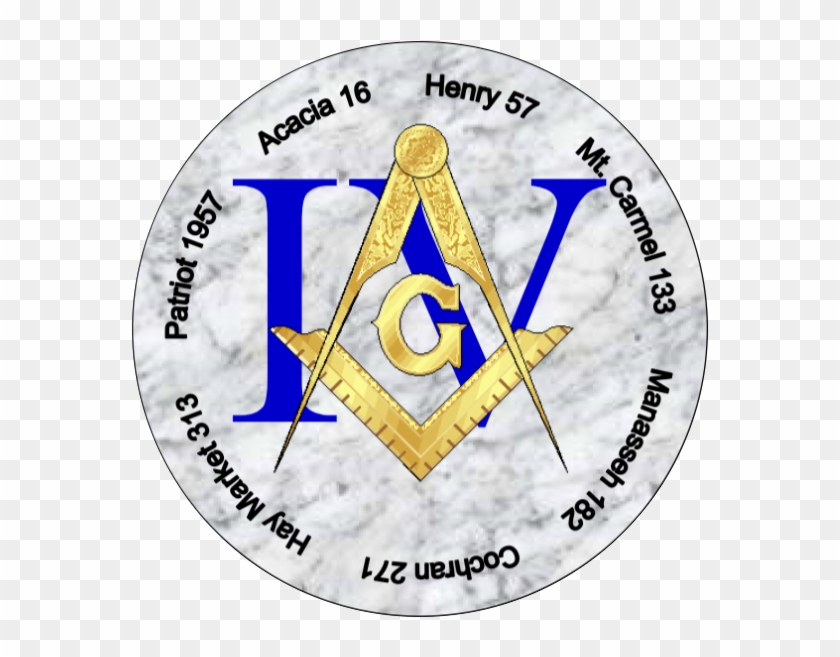 Fourth Masonic District - Circle Clipart #3958678
