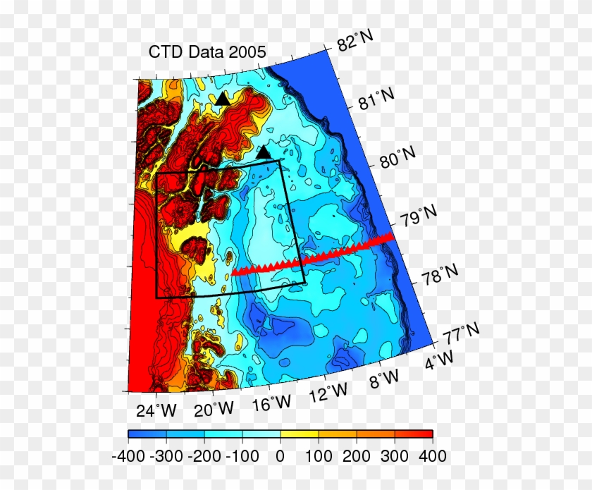 North-east Greenland Continental Shelf With 2005 Ctd - Northeast Water Polynya Clipart #3958705