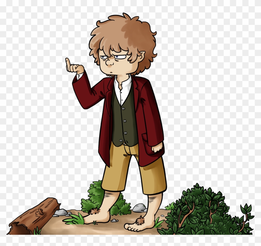 Bilbo Baggins, Hobbit, Gandalf, Boy, Play Png Image - Bilbo Baggins Drawing Easy Clipart #3958745
