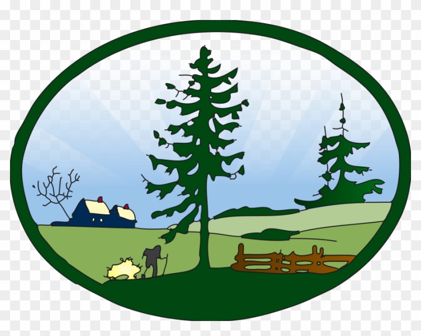 Country Png - Country Scene Clip Art Transparent Png