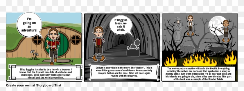 The Hobbit - Cartoon Clipart #3958855