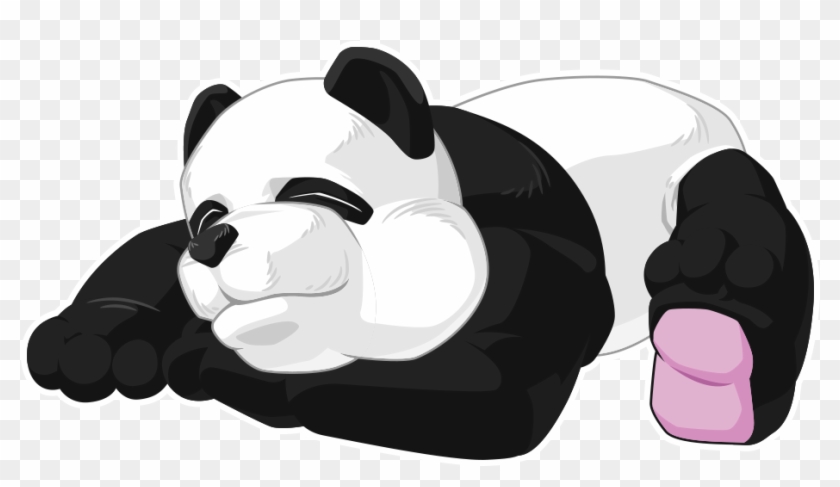 Giant Royalty Free Illustration Royaltyfree Transprent - Panda Tidur Clipart #3958921